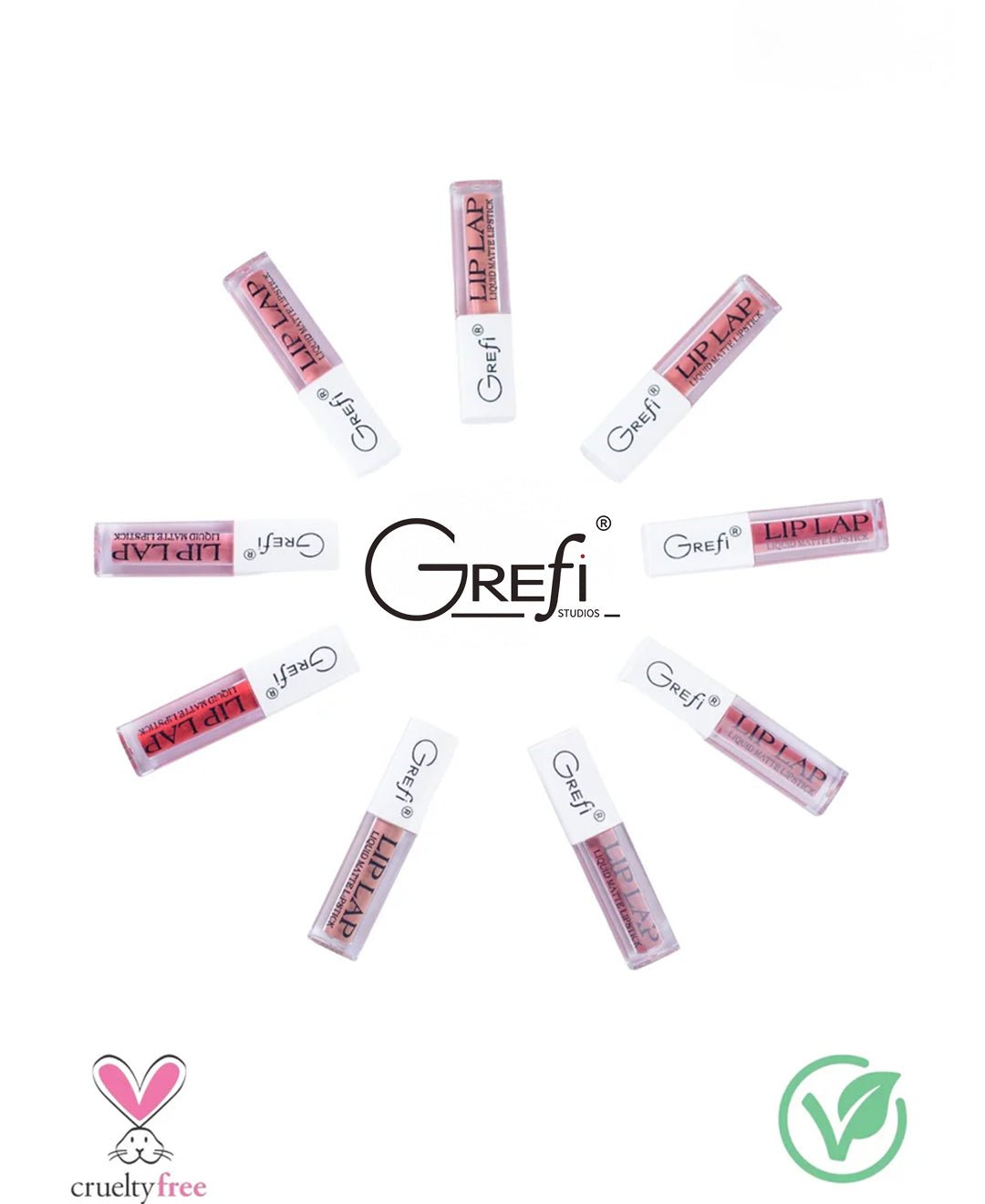 Liquid Matte Lipstick Pack Of 9 - GREFI STUDIOS